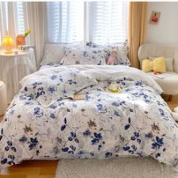 COPY - QQHOME-3pc 100% cotton duvet cover set - Picture 1 of 3